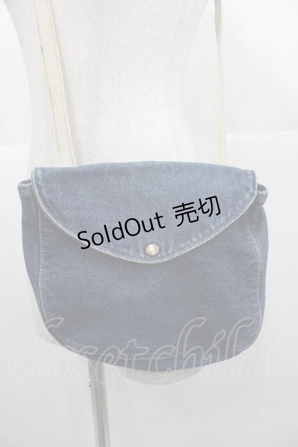 画像2: PINK HOUSE / デニムショルダーポーチ  青デニム I-25-11-04-090-LO-BG-SA-ZI (2)