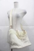 画像1: an another angelus / チュールフリルキャンバストートバッグ  アイボリー I-25-11-04-092-CA-BG-SA-ZI (1)