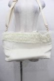 画像3: an another angelus / チュールフリルキャンバストートバッグ  アイボリー I-25-11-04-092-CA-BG-SA-ZI (3)
