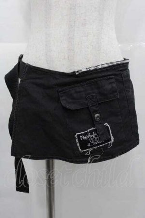 画像: h.NAOTO / Psycho le Cemuコラボ五芒星ファンタジーウエストポーチ  ブラック I-25-11-04-095-HN-ZA-SA-ZI