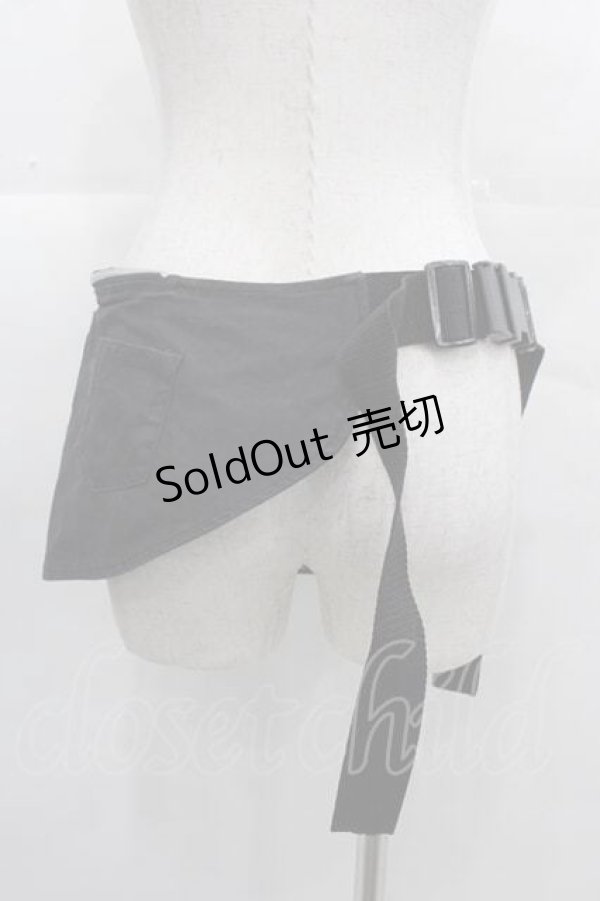 画像2: h.NAOTO / Psycho le Cemuコラボ五芒星ファンタジーウエストポーチ  ブラック I-25-11-04-095-HN-ZA-SA-ZI (2)