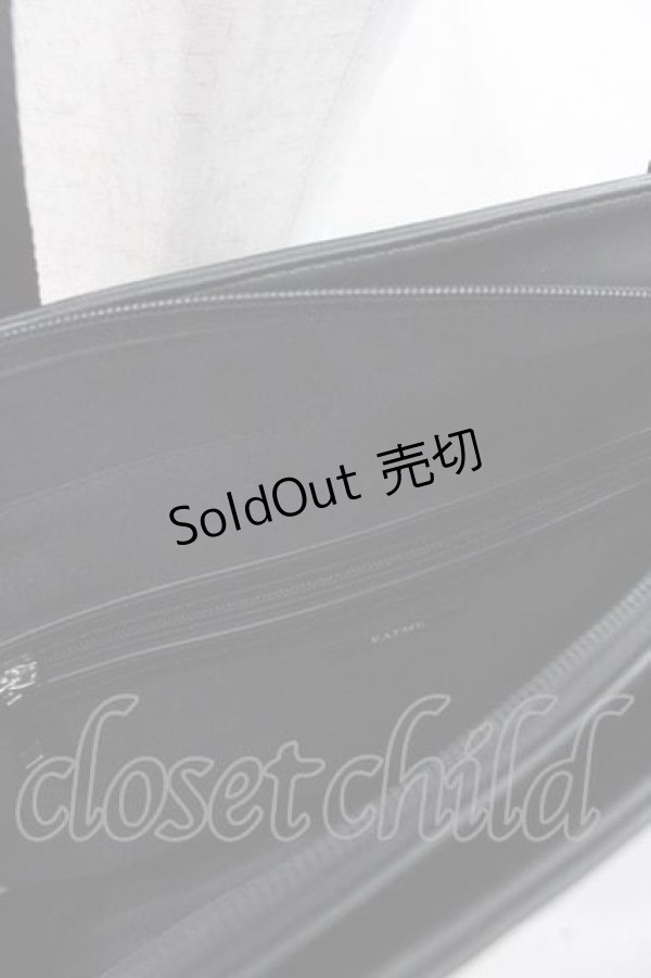 画像3: EATME / シングルバックルトートバッグ  黒Ｘ白 I-25-11-04-096-LO-BG-SA-ZI (3)