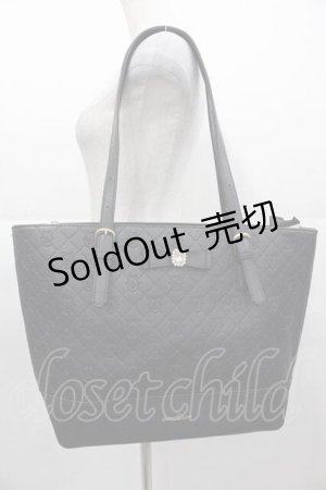 画像: Maison de FLEUR / モノグラムトートバッグ  黒 I-25-11-04-097-LO-BG-SA-ZI