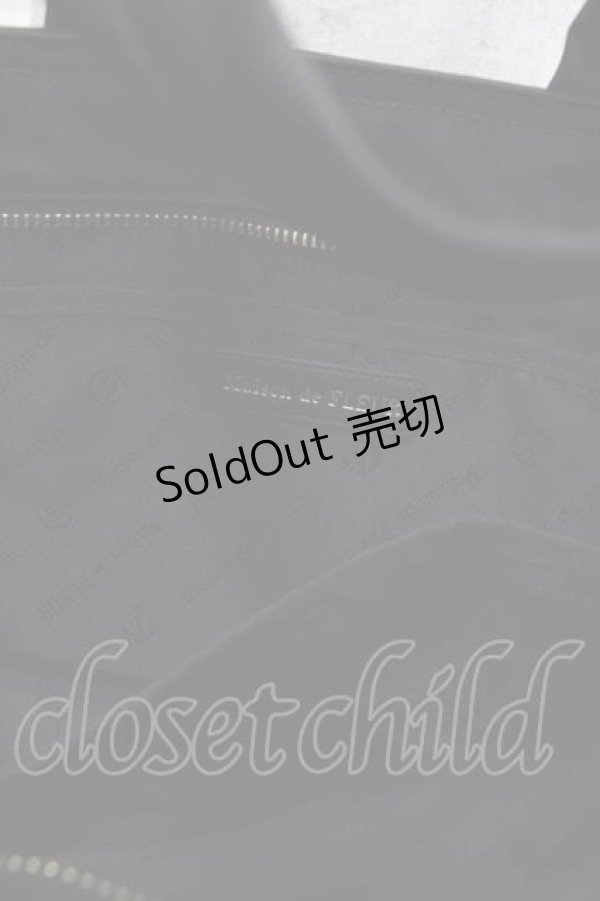 画像4: Maison de FLEUR / ボンネルリボンショルダーバッグ  黒 I-25-11-04-100-LO-BG-SA-ZI (4)