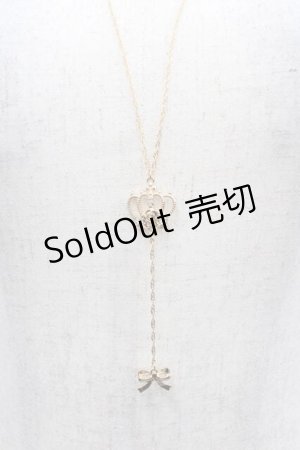 画像: LOLITAその他(お買取対象外) / クラウンリボンネックレス  ゴールド I-25-11-04-101-LO-AC-SA-ZI