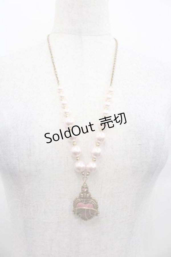画像2: Angelic Pretty / Noble Collectionネックレス  ピンク I-25-11-04-103-AP-AC-SA-ZI (2)