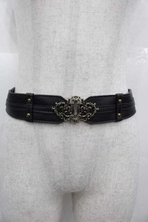 画像: Kurumi Collaboration / マリンアカデミアベルト  黒Ｘゴールド I-25-11-04-105-LO-ZA-SA-ZI