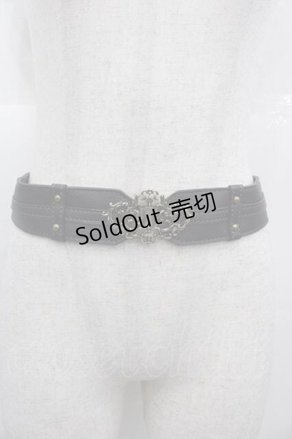 画像1: Kurumi Collaboration / マリンアカデミアベルト  黒Ｘゴールド I-25-11-04-105-LO-ZA-SA-ZI (1)