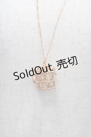 画像: axes femme / 鳥かごねこネックレス  ピンクゴールド I-25-11-04-107-AX-AC-SA-ZI