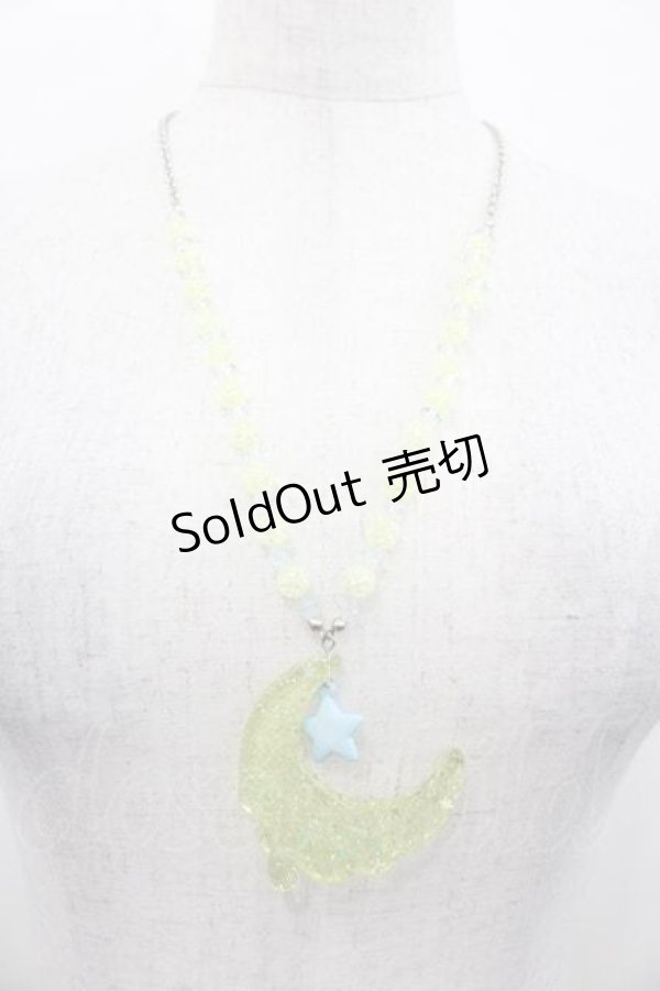 画像2: Angelic Pretty / Melty Moonネックレス  イエローＸシルバー I-25-11-04-109-AP-AC-SA-ZI (2)