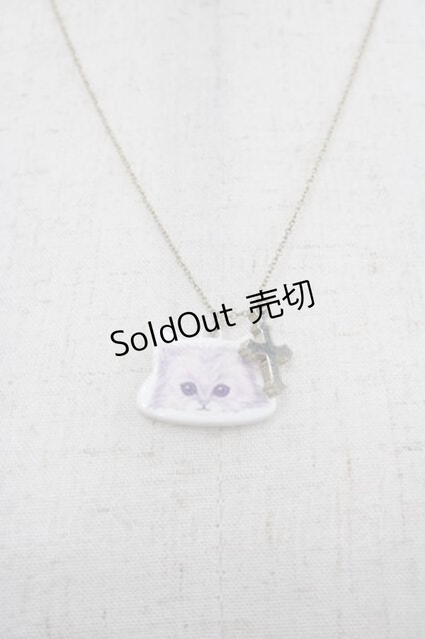 画像1: E hyphen world gallery / ねこネックレス  シルバー I-25-11-04-110-LO-AC-SA-ZI (1)