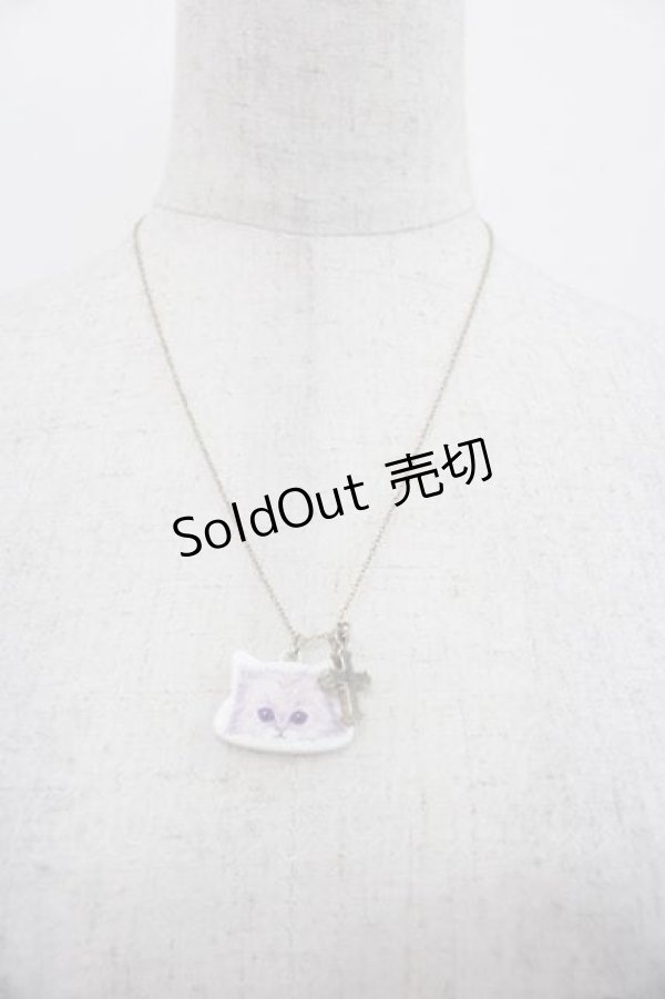 画像2: E hyphen world gallery / ねこネックレス  シルバー I-25-11-04-110-LO-AC-SA-ZI (2)