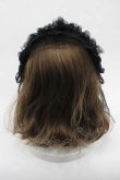 画像3: LOLITAその他(お買取対象外) / 蝶レースチュールヘッドドレス  黒 I-25-11-04-111-LO-AC-SA-ZI (3)