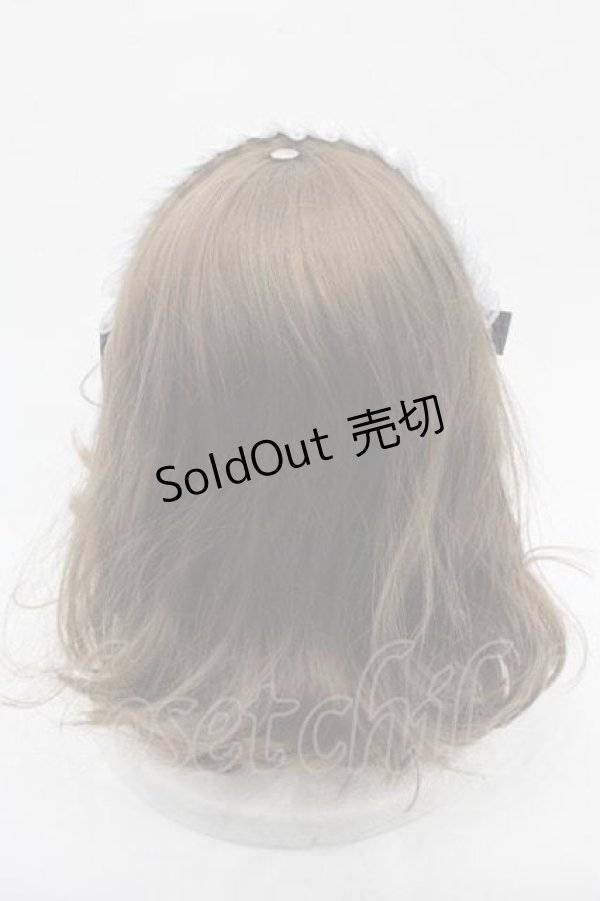 画像3: LOLITAその他(お買取対象外) / プリーツサテン&リボンヘッドドレス  白Ｘ黒 I-25-11-04-112-LO-AC-SA-ZI (3)