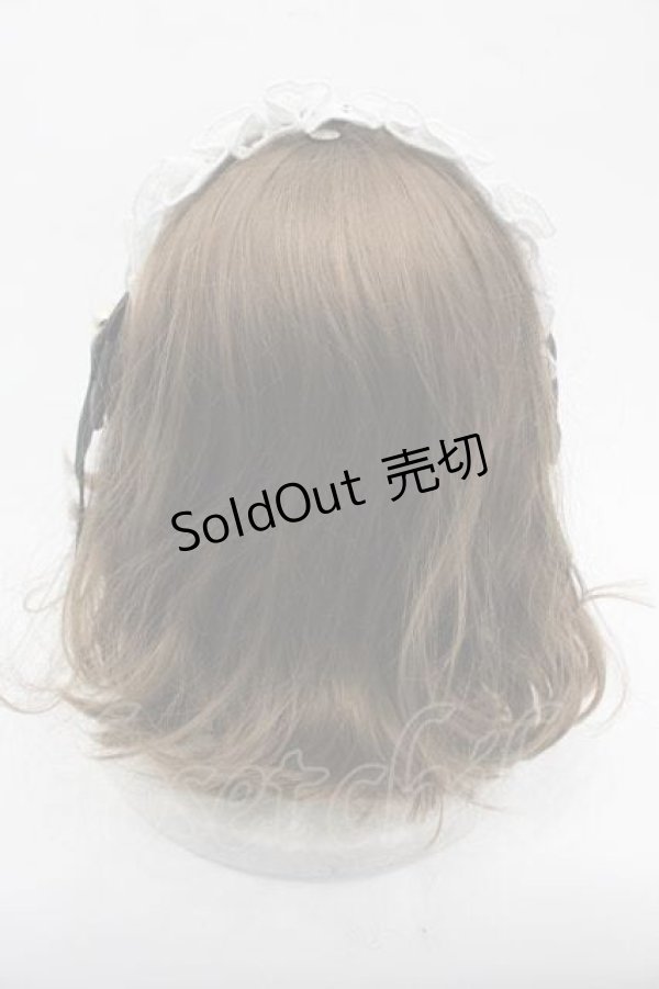 画像3: SPINNS / パールリボンヘッドドレス  黒Ｘ白 I-25-11-04-113-LO-AC-SA-ZI (3)