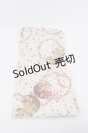 画像: PINK HOUSE / Flower Picnic柄バンダナ  アイボリー I-25-11-04-122-LO-ZA-SA-ZI