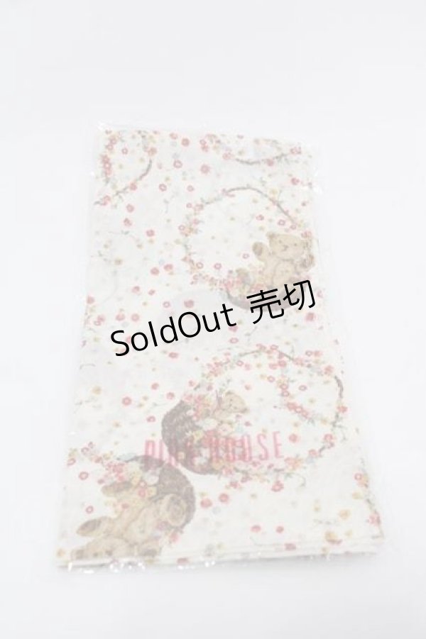 画像1: PINK HOUSE / Flower Picnic柄バンダナ  アイボリー I-25-11-04-122-LO-ZA-SA-ZI (1)