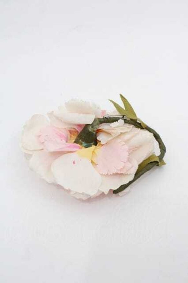 画像2: PINK HOUSE / カーネーション風コサージュ  ピンクＸ緑 I-25-11-04-123-LO-AC-SA-ZI (2)