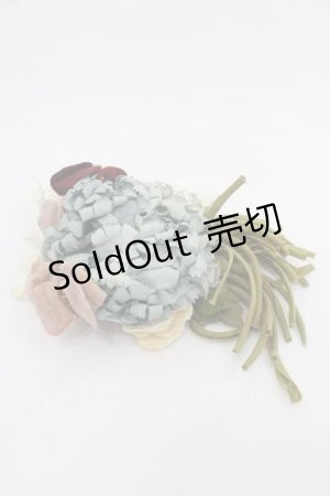 画像: PINK HOUSE / ブーケコサージュ  サックスＸピンクＸ白Ｘ緑 I-25-11-04-124-LO-ZA-SA-ZI