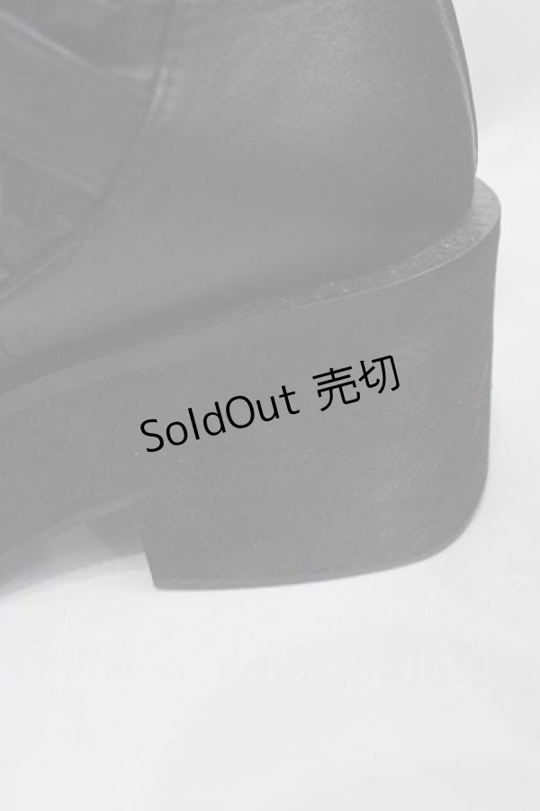 画像5: MIHO MATSUDA / フリルブーツ  ブラック I-25-11-04-125-GO-SH-SA-ZI (5)