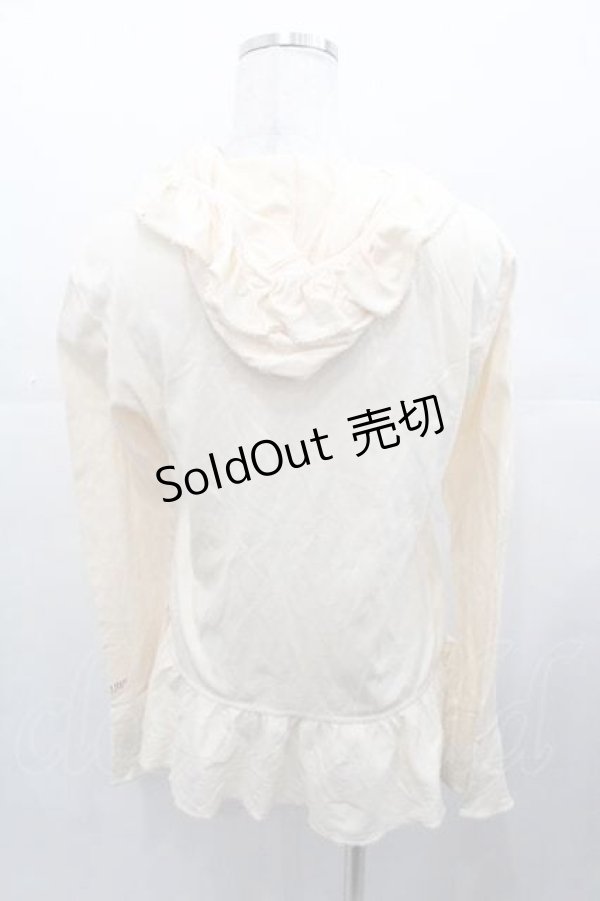 画像2: PINK HOUSE / カットソーフード付きオーバートップス M キナリ I-25-11-04-032-LO-TO-SA-ZI (2)