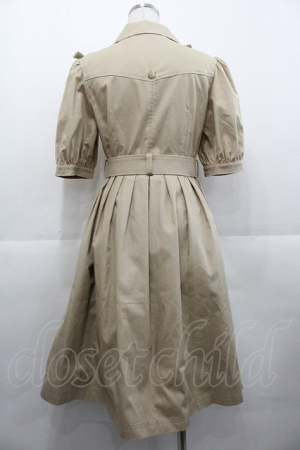 画像2: MILK / トレンチDress  トレンチベージュ I-25-11-07-047-ML-CO-SA-ZI (2)