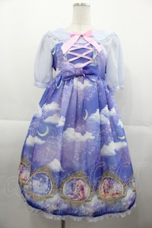 画像: Angelic Pretty / Dreamy Luna ラプンツェルワンピース  ブルー I-25-11-07-049-AP-OP-SA-ZI