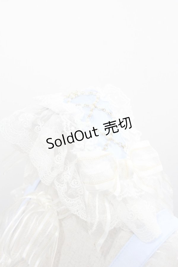 画像3: BABY,THE STARS SHINE BRIGHT / ミカエルの祝福ジャンパースカート+ヘッドドレスセット  サックス I-25-11-07-057-BA-OP-SA-ZI (3)