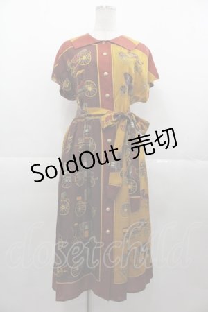 画像: Jane Marple Dans Le Salon / Hansom cabsワンピース  イエロー I-25-11-07-062-JM-OP-SA-ZI