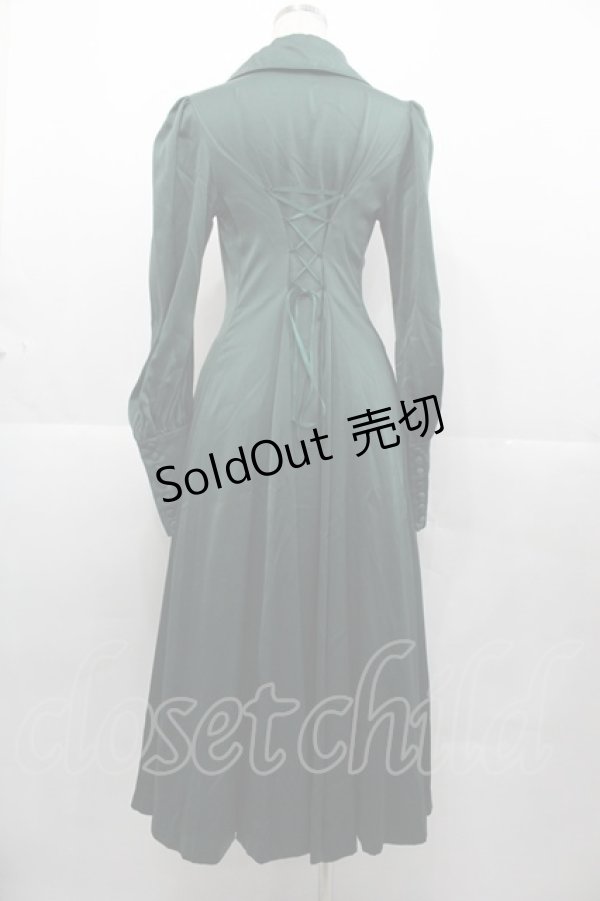 画像2: ATELIER PIERROT / “Narcissus” ロングワンピース  グリーン I-25-11-07-066-EL-OP-SA-ZI (2)