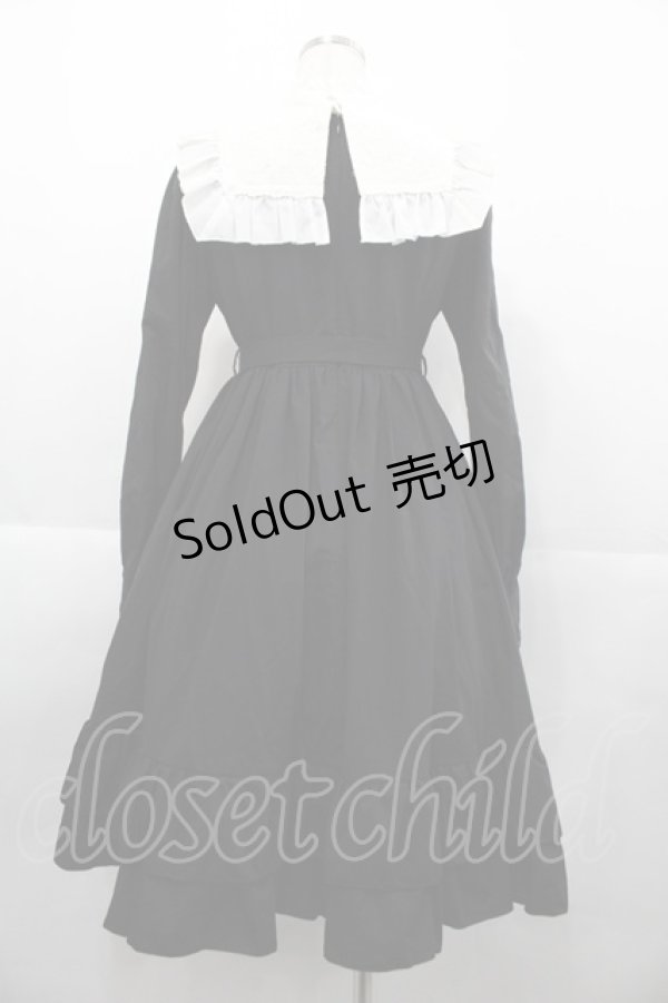 画像2: Sheglit / "Harriet"フリルワンピース  黒 I-25-11-07-069-EL-OP-SA-ZI (2)