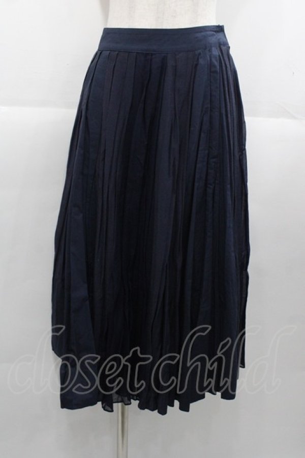 画像1: Jane Marple Dans Le Salon / フレアスカート  ネイビー I-25-11-07-076-JM-SK-SA-ZI (1)