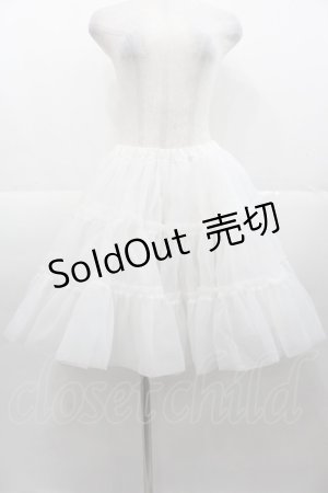 画像: LOLITAその他(お買取対象外) / オリジナルパニエ  白 I-25-11-07-083-LO-SK-SA-ZI