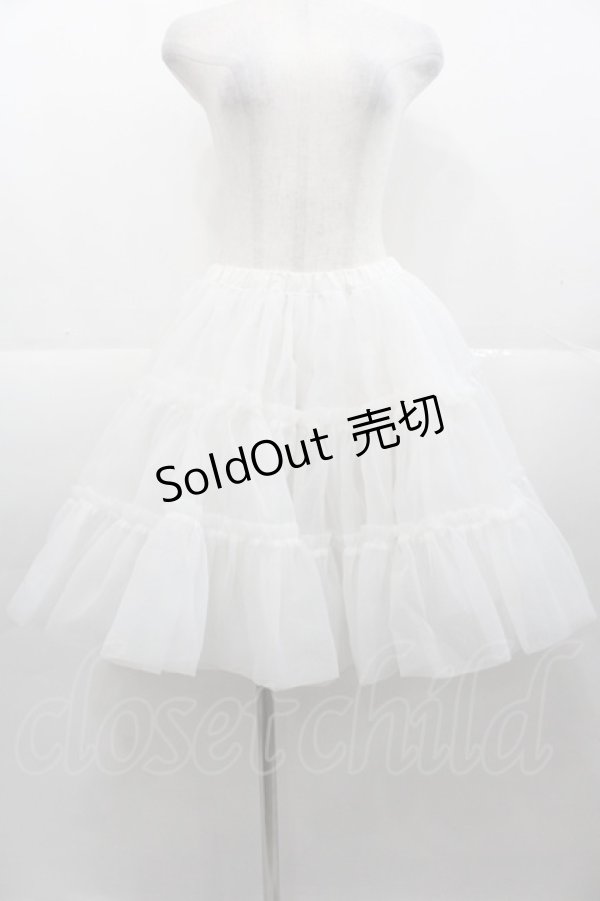 画像1: LOLITAその他(お買取対象外) / オリジナルパニエ  白 I-25-11-07-083-LO-SK-SA-ZI (1)