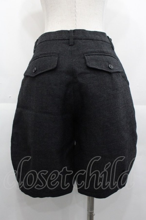 画像2: Jane Marple Dans Le Salon / ハーフパンツ  黒 I-25-11-07-091-JM-PA-SA-ZI (2)