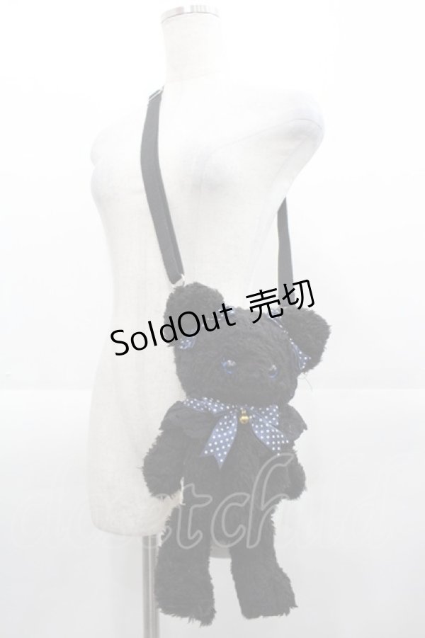 画像1: BABY,THE STARS SHINE BRIGHT / ねこくみゃポシェット  黒Ｘ青 I-25-11-07-094-BA-BG-SA-ZI (1)