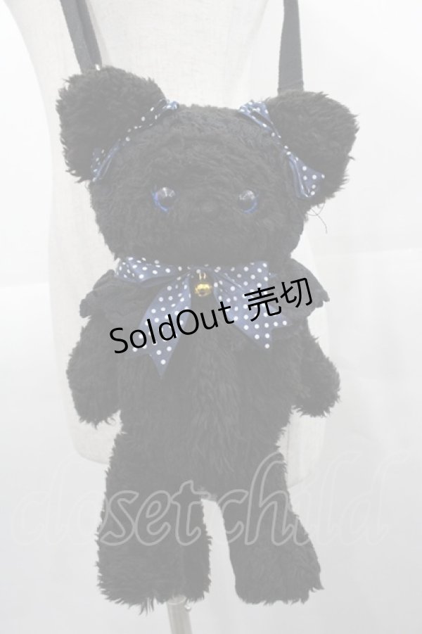 画像2: BABY,THE STARS SHINE BRIGHT / ねこくみゃポシェット  黒Ｘ青 I-25-11-07-094-BA-BG-SA-ZI (2)