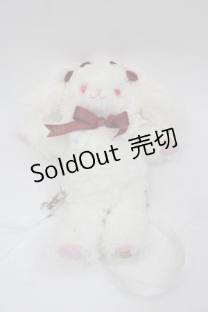 画像: BABY,THE STARS SHINE BRIGHT / うさくみゃリュックミニミニ  白Ｘ赤 I-25-11-07-095-BA-BG-SA-ZI