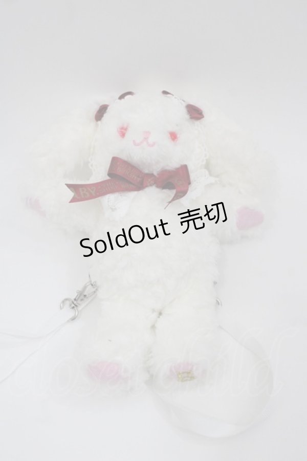 画像1: BABY,THE STARS SHINE BRIGHT / うさくみゃリュックミニミニ  白Ｘ赤 I-25-11-07-095-BA-BG-SA-ZI (1)