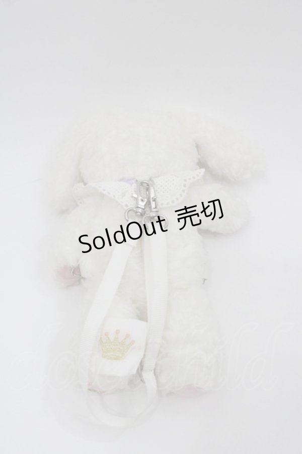 画像2: BABY,THE STARS SHINE BRIGHT / ラベンダーラメ入りリボンうさくみゃリュックミニミニ  白Ｘラベンダー I-25-11-07-096-BA-BG-SA-ZI (2)