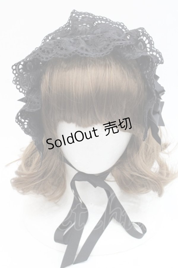 画像2: BABY,THE STARS SHINE BRIGHT / Fallin' Ribbonヘッドドレス  黒 I-25-11-07-107-BA-AC-SA-ZI (2)