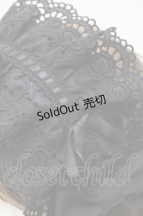 画像4: BABY,THE STARS SHINE BRIGHT / Fallin' Ribbonヘッドドレス  黒 I-25-11-07-107-BA-AC-SA-ZI (4)