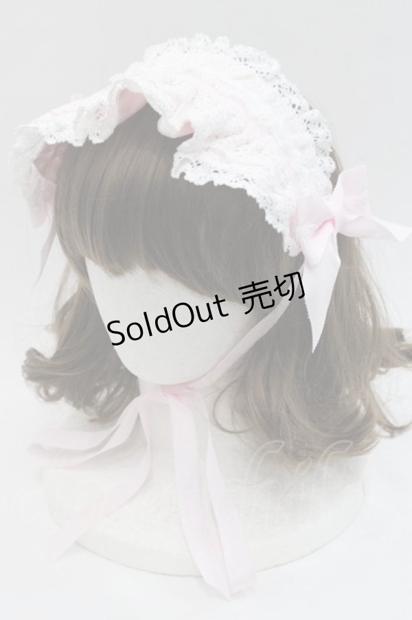 画像1: BABY,THE STARS SHINE BRIGHT / Creamy Ribbonヘッドドレス  ピンク I-25-11-07-108-BA-AC-SA-ZI (1)