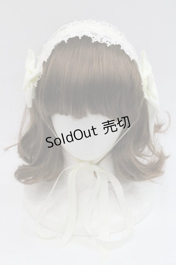 画像2: ALICE and the PIRATES / アミィヘッドドレス  生成り I-25-11-07-109-PA-AC-SA-ZI (2)