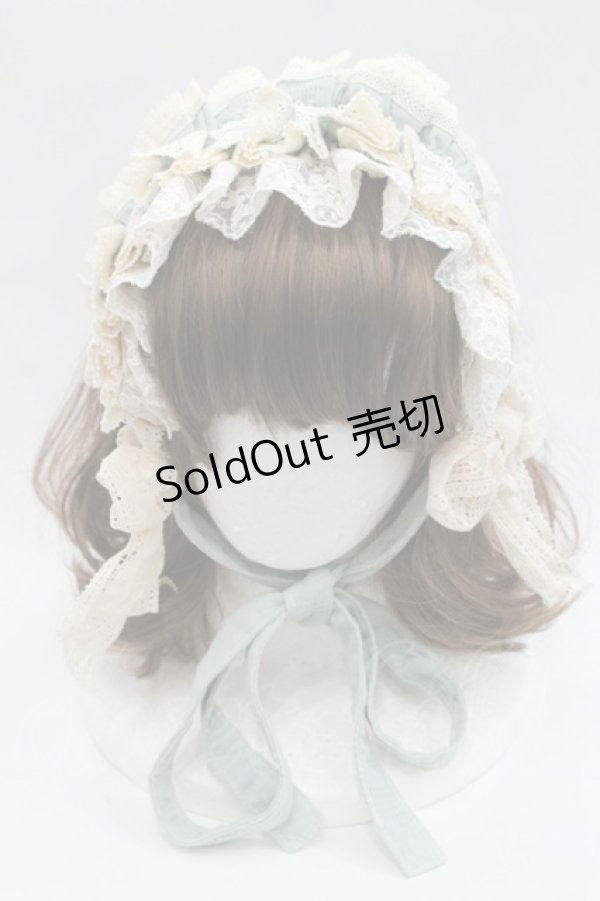 画像2: Hoshibako Works / リボンフローラヘッドドレス  ミント I-25-11-07-114-LO-AC-SA-ZI (2)