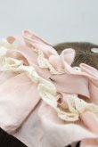 画像4: Hoshibako Works / フリルリボンカチューシャ  ピンクＸアイボリー I-25-11-07-119-LO-AC-SA-ZI (4)