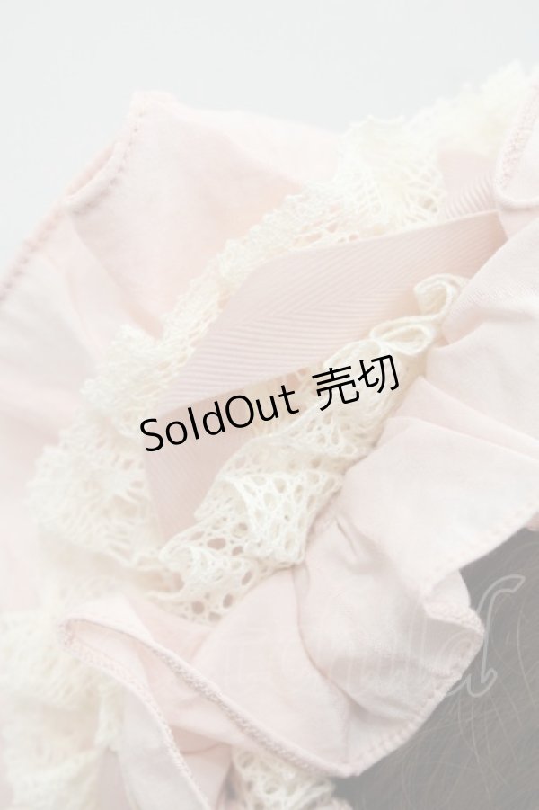 画像5: Hoshibako Works / フリルリボンカチューシャ  ピンクＸアイボリー I-25-11-07-119-LO-AC-SA-ZI (5)