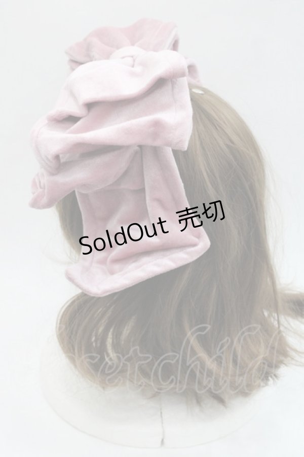 画像3: Hoshibako Works / お人形風ラッピングリボンカチューシャ  ピンク I-25-11-07-124-LO-AC-SA-ZI (3)