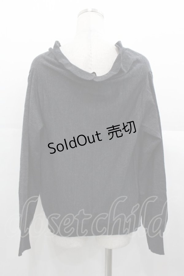 画像2: Jane Marple Dans Le Salon / ドレープニットカーディガン  グレー I-25-11-07-013-JM-TO-SA-ZI (2)