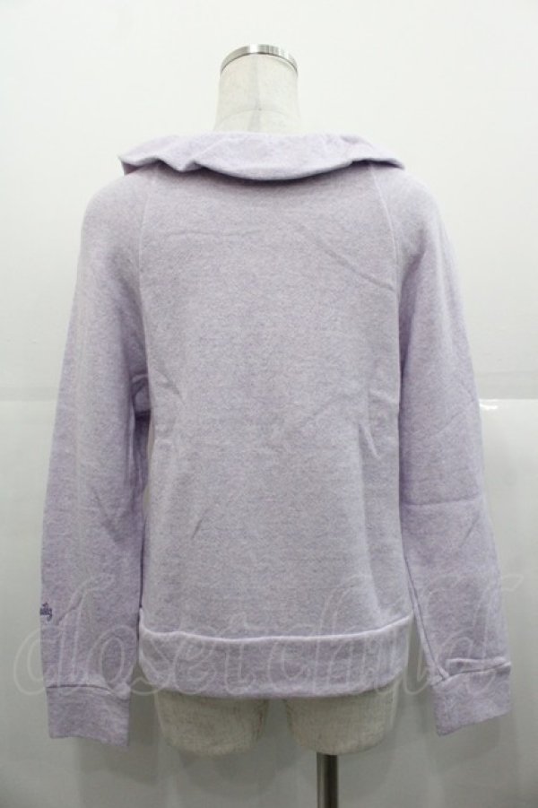 画像2: Emily Temple cute / ガーゼ裏毛ブルゾン  ラベンダー I-25-11-07-015-ET-JA-SA-ZI (2)